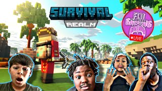 Modded Minecraft Survival Realm LIVE PS5 Gameplay  Fiji Flawless Gaming Episode 006 Season 001 [upl. by Ecirad968]