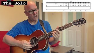 How to Play Thatll Be The Day  Lead Guitar Parts  Buddy Holly Rock n Roll Guitar Tutorial [upl. by Annoyek]