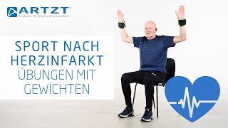 Sport nach Herzinfarkt  Die besten Kraftübungen mit Gewichten  ARTZT [upl. by Welcher]