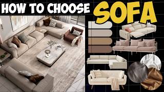 How to Choose the Right SOFA for Your LIVING ROOM [upl. by Sivartal]