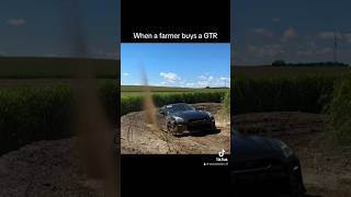 Farmers have too much money nowadays… r35 gtr offroad [upl. by Ahsiuqel253]