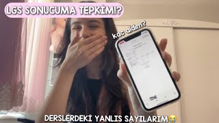 LGS 2024 SONUCUM  kac aldım  derslerdeki yanlıslarım… [upl. by Nylasor]