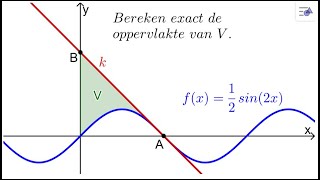 Een goniometrische functie differentiëren en integreren [upl. by Rutger]