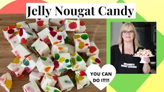 How to Make Jelly Nougat Candy l Brachs Candy l Step by Step Tutorial [upl. by Nnyleuqaj]