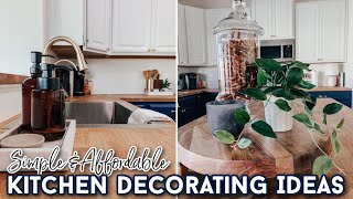 2023 Kitchen Decorating Ideas for Countertops amp Island Styling Simple amp Affordable [upl. by Elden875]