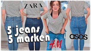 ich teste LIVE 5 Jeans Hosen von 5 Marken in Größe 40 l Size Inbetweenie [upl. by Christi]