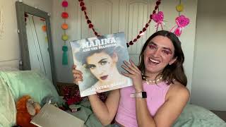 Marina ELECTRA HEART PLATINUM BLONDE EDITION Vinyl Unboxing [upl. by Teirrah]