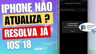 😱🔥😰Não Foi Possível Buscar Atualizações 5 Formas 2024  Qualquer iPhone Compatível [upl. by Early]