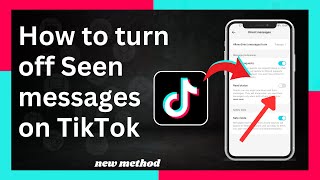 How to turn off seen messages on TikTok  Turn off seen message on TikTok [upl. by Goddard]