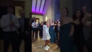 Throwing money dance at Albanian Wedding albanianwedding moneydance albanian throwing moneyfun [upl. by Ydnolem]