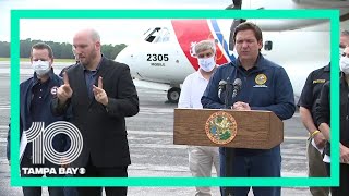 Gov DeSantis holds press conference in Pensacola following Hurricane Sally [upl. by Audwen132]