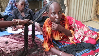 Le secret des longs cheveux crépus au Tchad [upl. by Baum881]