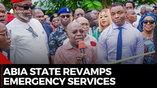 Disaster Management Abia State Boosts Emergency Services with New Ambulances and Infrastructure [upl. by Ahsiem332]