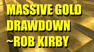 Massive Drawdown of Physical Gold  Rob Kirby [upl. by Llertnor]