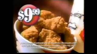 KFC Extra Crispy Chicken Ad Burger 2001 [upl. by Eneleuqcaj]