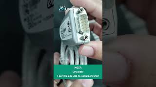 MOXA Uport 1110  1port RS232 USBtoserial converter youtubevideo moxa trendingshorts [upl. by Baniaz]