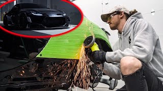 Installing the 2022 Pandem BRZ Body Kit vlog [upl. by Mcclenaghan]