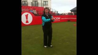 Setting a Tee Box at the Ricoh Womens British Open [upl. by Leann157]