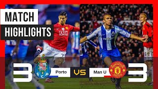 UNBELIEVABLE GOALS Porto vs Manchester United Highlights [upl. by Nossaj]