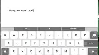 Google Docs iPad App Spell Checker In 20 Seconds [upl. by Husch]