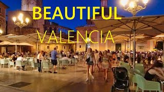 Valencia Nightlife 2024 🇪🇸 City to visit in sommer vacation 4K UHD [upl. by Danieu]