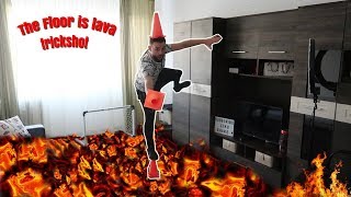 The Floor is lava VS Real Trick Shots [upl. by Town]