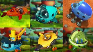 Cobalt Light Brand Octonauts Metal Toy Octopod Castle Barnacles Kwazii Shellington Tweak Dashi Peso [upl. by Harding984]