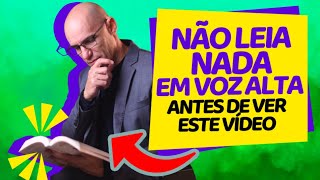 LEITURA EM VOZ ALTA A Melhor Forma de Ler um Texto [upl. by Benton]