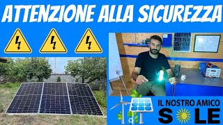 Fotovoltaico off grid  Fiamme in corrente continua [upl. by Huntingdon]