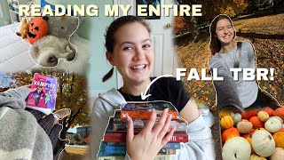 Reading My Entire Fall TBR🍁 [upl. by Ydok511]