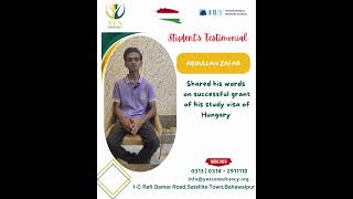 YES Consultancy Success Story Abdullah Zafar  Journey at IBS [upl. by Bough]