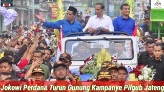 Jokowi Kagetkan Warga Brebes Tiba2 Muncul Dikirab Bak Presiden Naik Mobil Jeep Bagi Kaus Disorot [upl. by Mauldon]