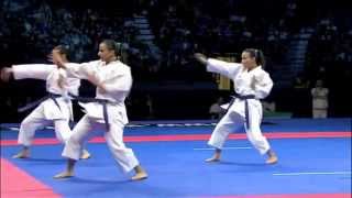 Karate Female Team Kata Bronze Medal  Serbia vs Italy  WKF World Championships Belgrade 2010 22 [upl. by Isabella954]