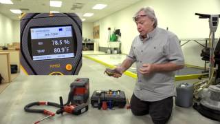 Protimeter MMS2 Flooring Kit Demonstration of Humidity Testing in Concrete Floors [upl. by Aiam]