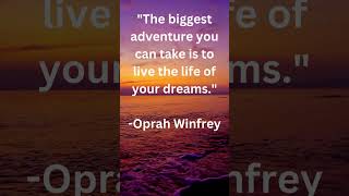 Live the Life of Your Dreams Oprah Winfrey’s LifeChanging Advice oprahwinfrey [upl. by Sonaj77]