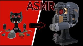 LEGO Star Lord Helmet 76251  Relaxing ASMR [upl. by Ilac]