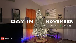 November Vlog Let’s Put Up Our Tree [upl. by Ahsien]