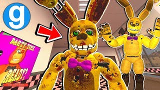 NEW FNAF Withered Springtrap Pill Pack Spotlight Garrys Mod Sandbox Five Nights at Freddys [upl. by Isolde984]