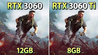 RTX 3060 12GB vs RTX 3060 Ti  More VRAM More FPS [upl. by Rheims]