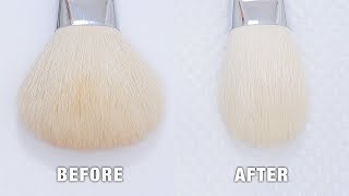 HOW TO Reshape Makeup Brushes Easy [upl. by Epoh761]