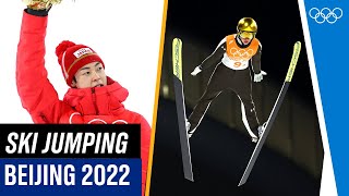 The BEST ski jumping moments of Beijing 2022 🥇❄️ [upl. by Rehptosirhc]