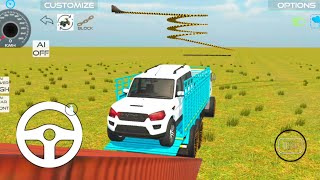 Driving Truck Loading Scorpio10 Car 4X4 💥💥 scorpiowalagame truck gameplay [upl. by Geis]