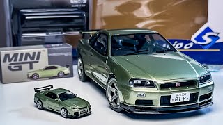 Millennium Jade R34 Solido x Mini GT Models  118 x 164 [upl. by Flory]