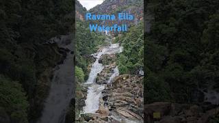 Ravana Ella Falls 💦 ella srilanka waterfall nature travel traveldestinations tourism shorts [upl. by Nhguaval]