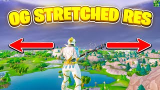 How To Get STRETCHED RESOLUTION in Fortnite on PC 🛠️ Best Fortnite OG Season Resolution [upl. by Garrett]