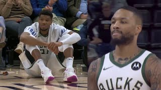 Damian Lillard put Giannis into a depression after doing this 🤣 [upl. by Balthazar]