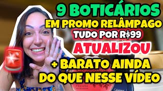 9 BOTICÁRIOS em PROMO RELÂMPAGO 👉 Atualizou  BARATO DO QUE NESSE VÍDEO [upl. by Notlil]