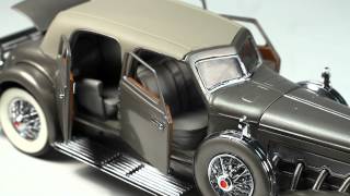 Franklin Mint 124 1933 Duesenberg SJ Twenty Grand  Champagne Silver [upl. by Schroder]