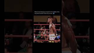 When Israel Adesanya stayed in the middle of the ring because he didn’t have any corner 🥶 [upl. by Jammie263]