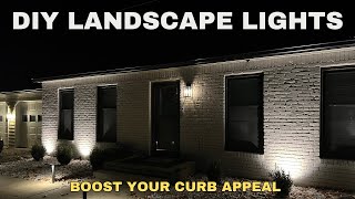 Budget Landscape Lighting  Hampton Bay Landscape Light System StepbyStep  Boost Curb Appeal [upl. by Adnof803]